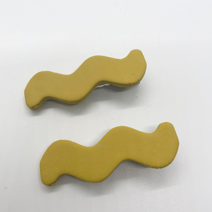 Squiggle Hair Clips