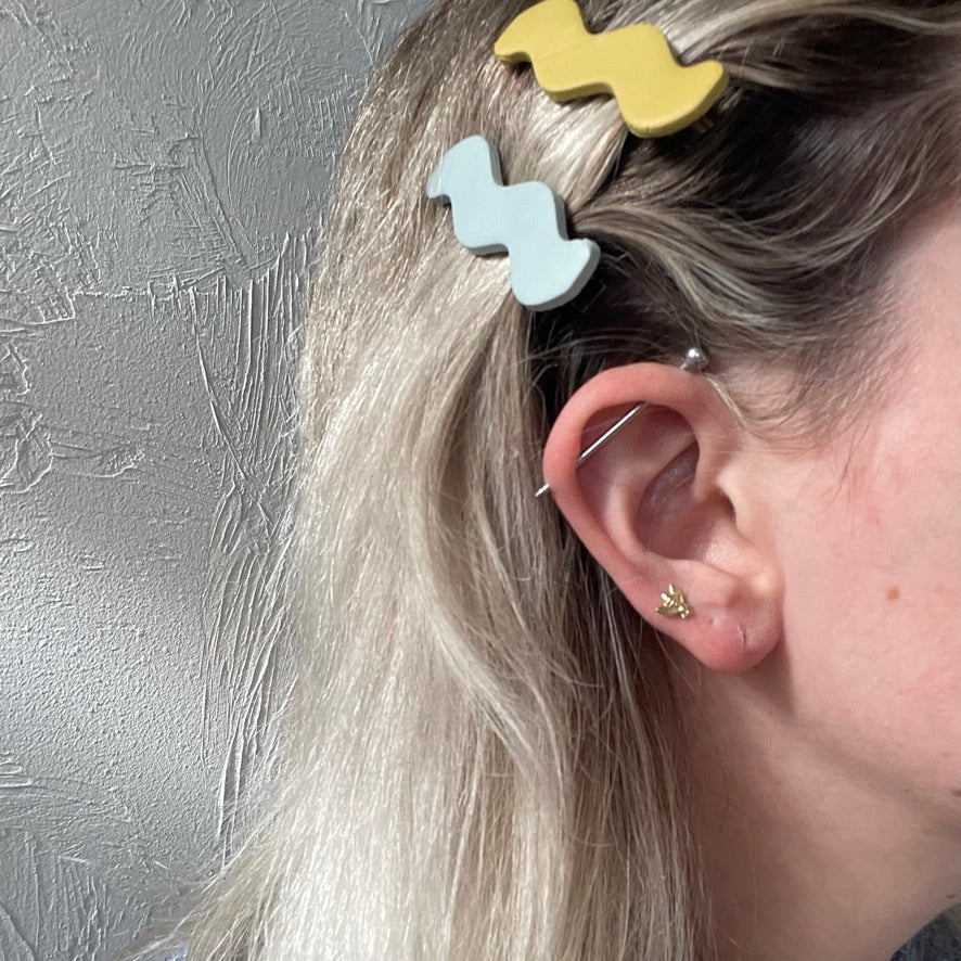 Squiggle Hair Clips