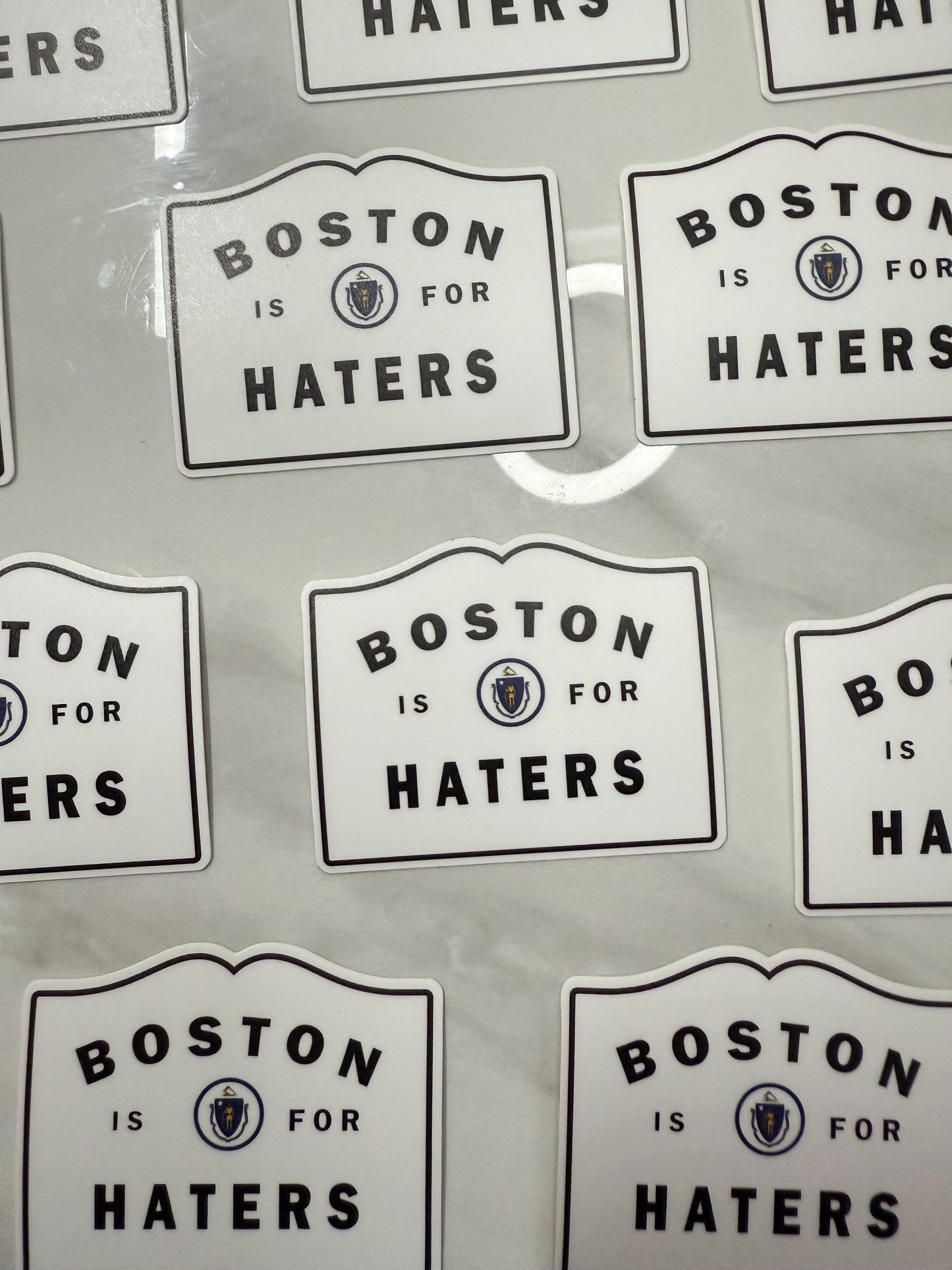 Boston is for Haters Sticker